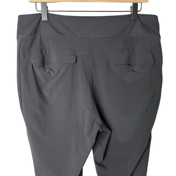 Athleta Soho Lined Joggers Black Size 16 Athleisure Athletic Style 777555 - Picture 6 of 11